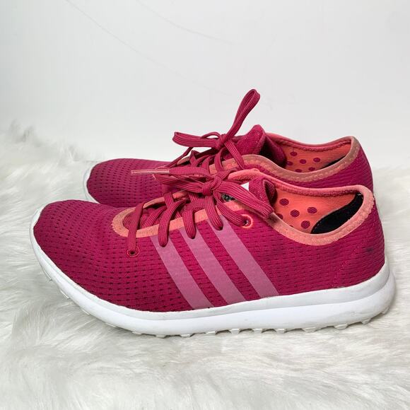Adidas Women's Pink Athletic Shoes Size 6.5 - Picture 5 of 9